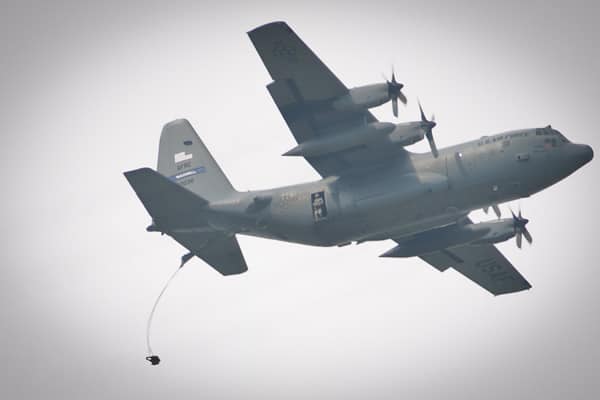 jumping from a c-130