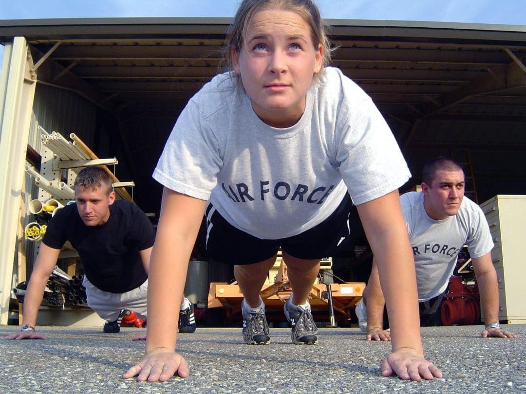 Air Force Fitness Chart Female 30 39