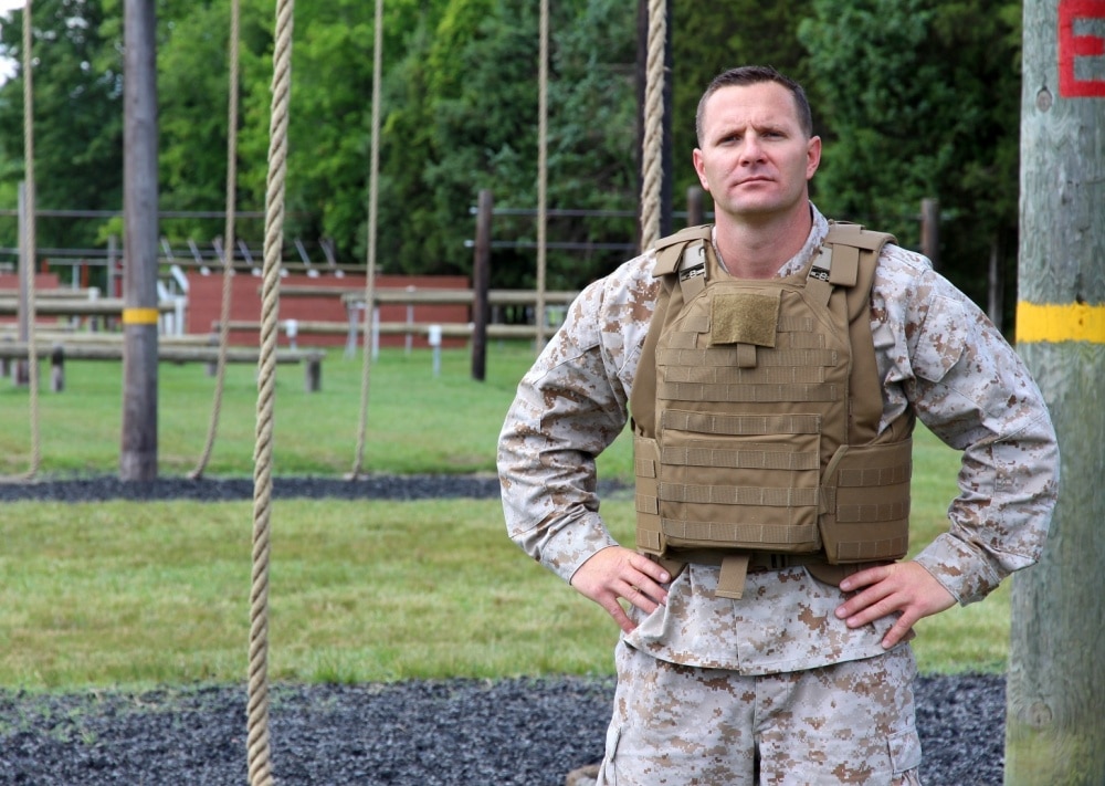 marine in vest