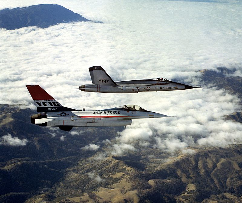 YF-16 and YF-17