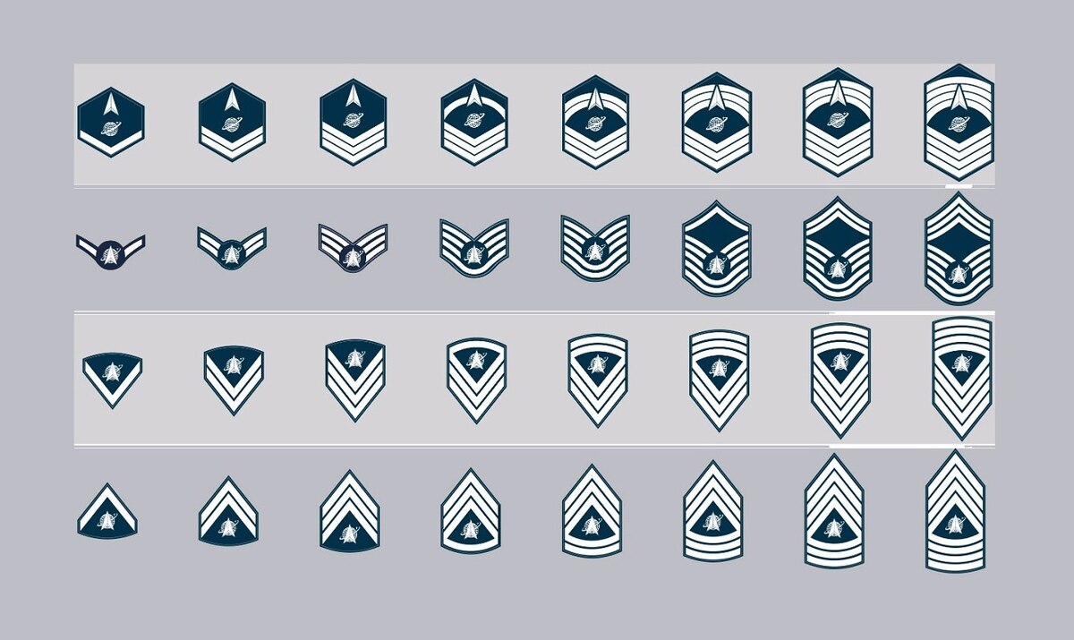 Air Force Enlisted Ranks Chart