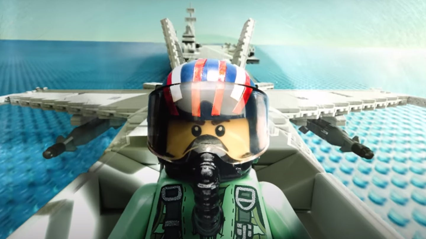 This Lego 'Top Gun' video will help you last until 'Top Gun: Maverick