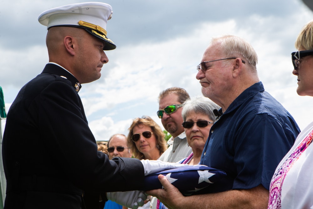 Marine returned home