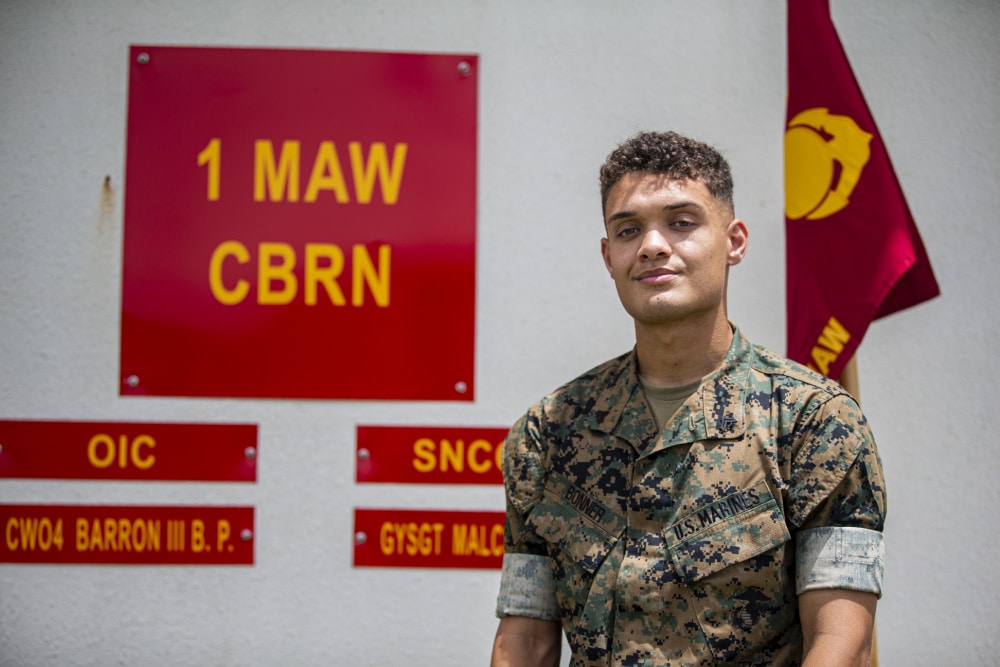 Marine saves life