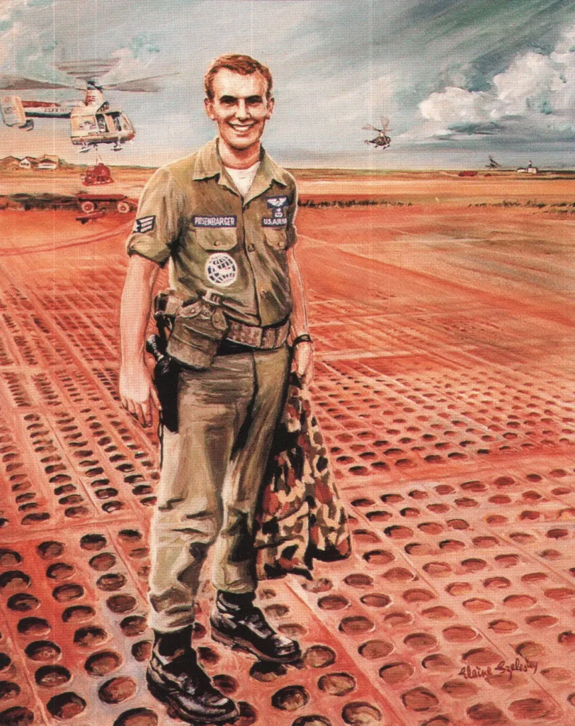 Painting of William Pitsenbarger