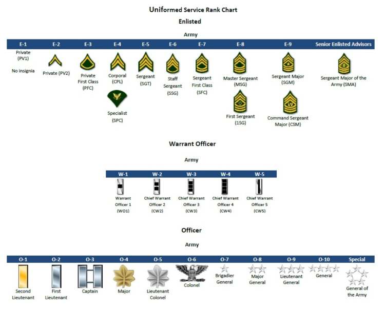 The complete list of US military ranks (in order) - Sandboxx