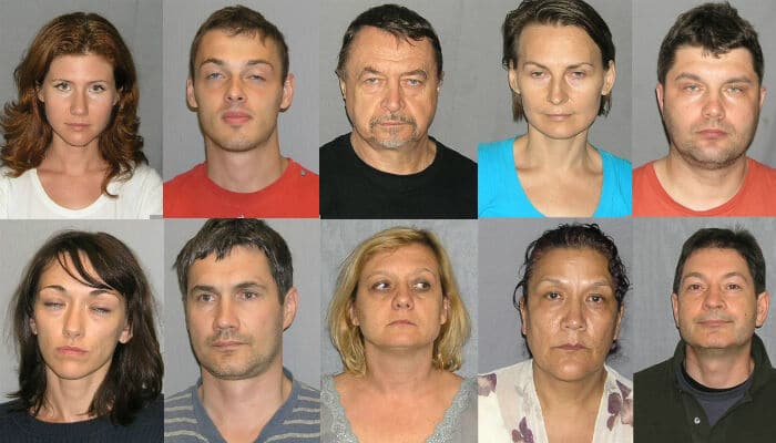 Illegals in action: the 10 Russian intelligence officers caught by the FBI in 2010 (FBI).