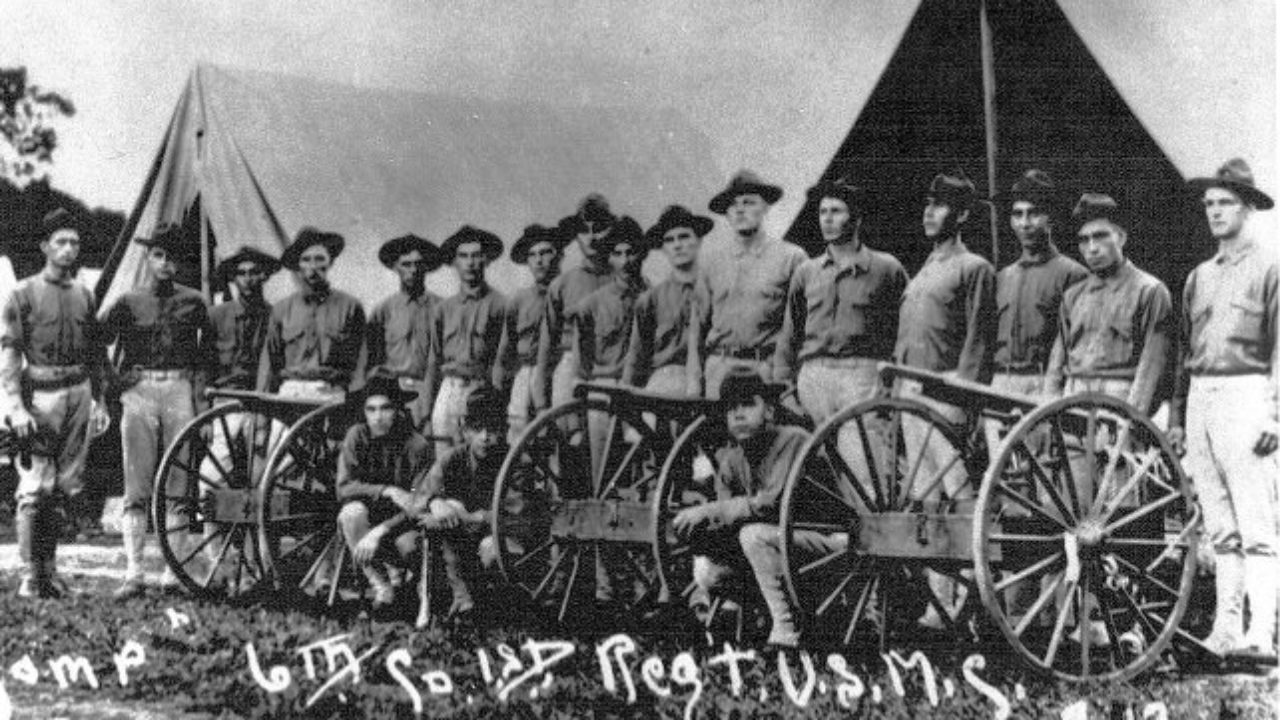 U.S. Marines in Haiti in the early 20th century