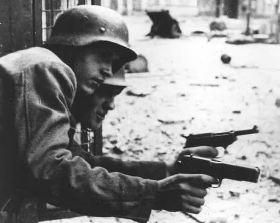 What was the most popular type of gun in Germany before World War