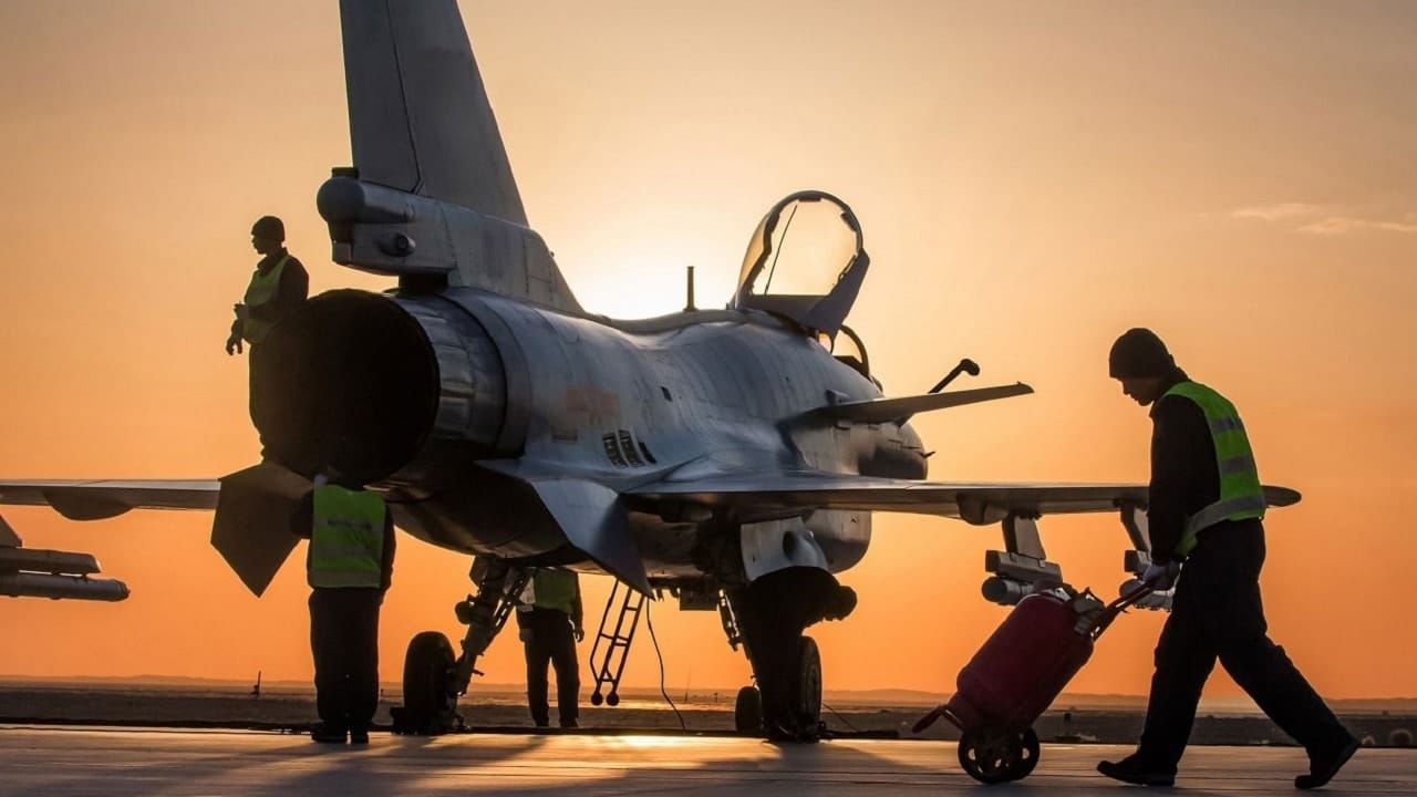 Chinese J-10 fighter jet