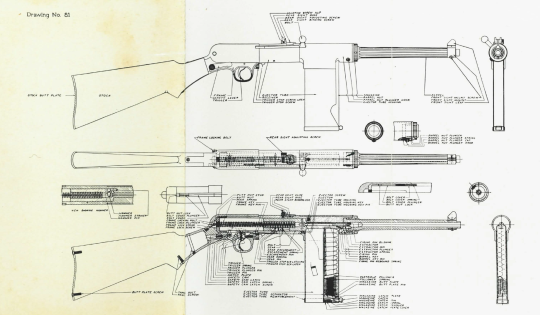 S&W Light Rifle blueprints