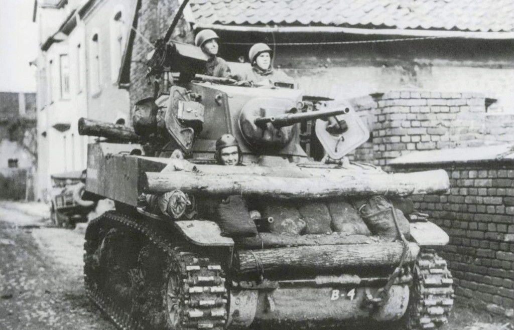 M5A1 light tank during WWII