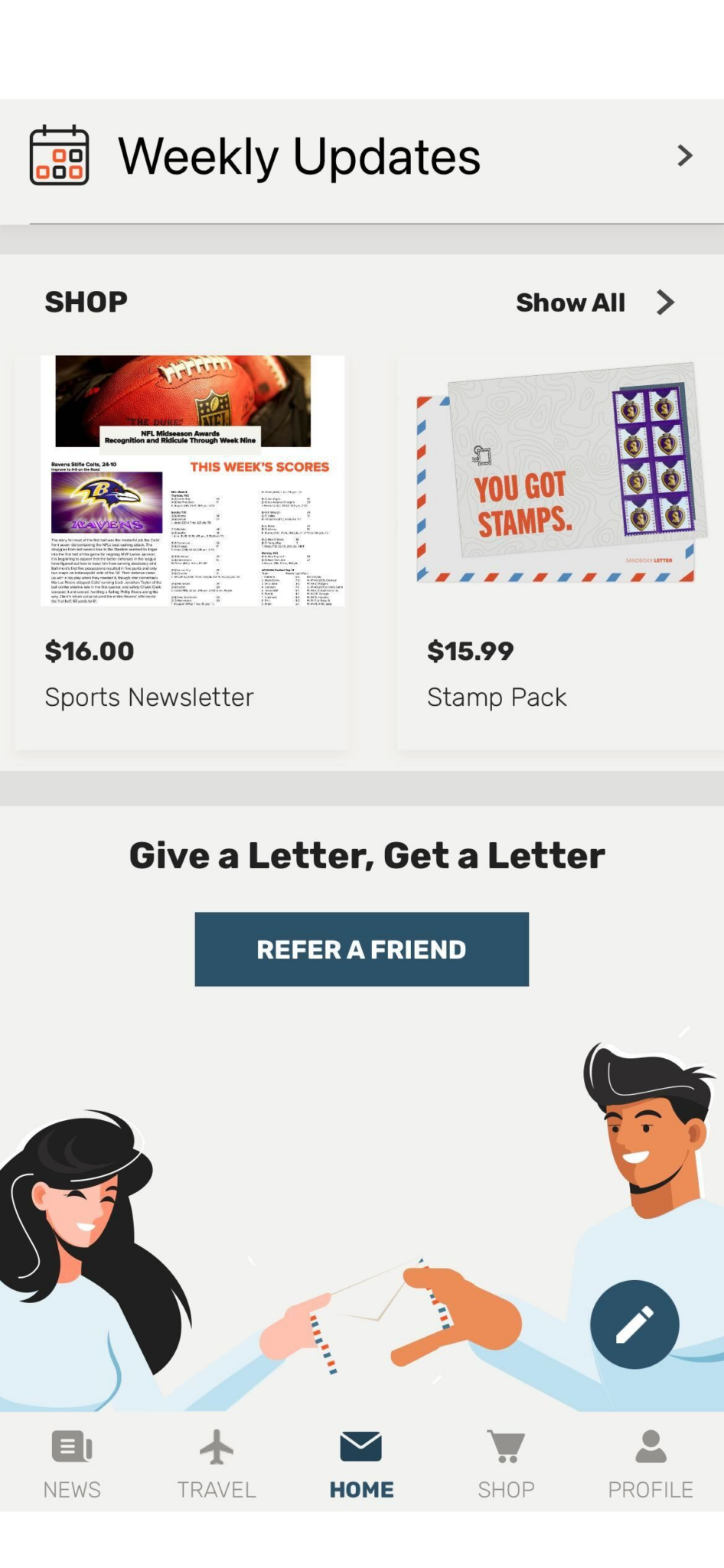 Give a Letter, Get a Letter Sandboxx's Referral Program Sandboxx