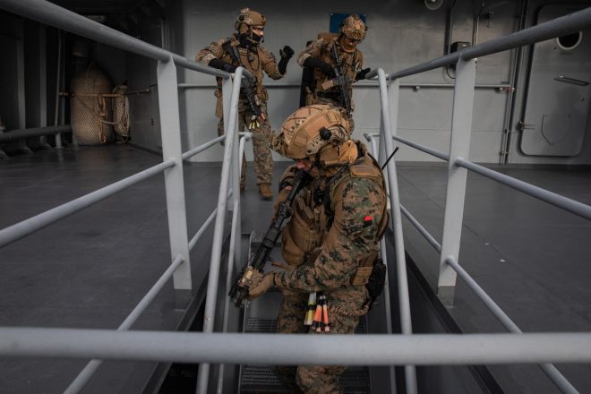Force Recon ship boarding