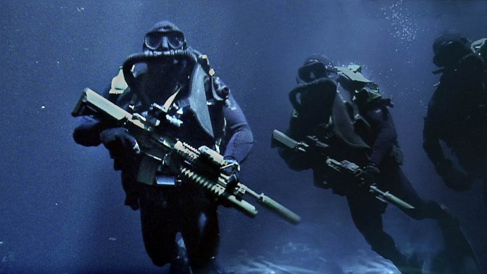 Navy SEALs underwater