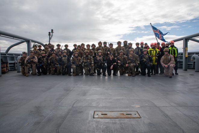 Marines Force Recon training with Norwegian troops