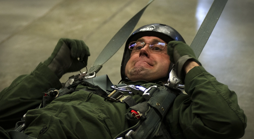 Parachute training