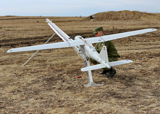Russian Orlan-10 drone carries jammers for electronic warfare