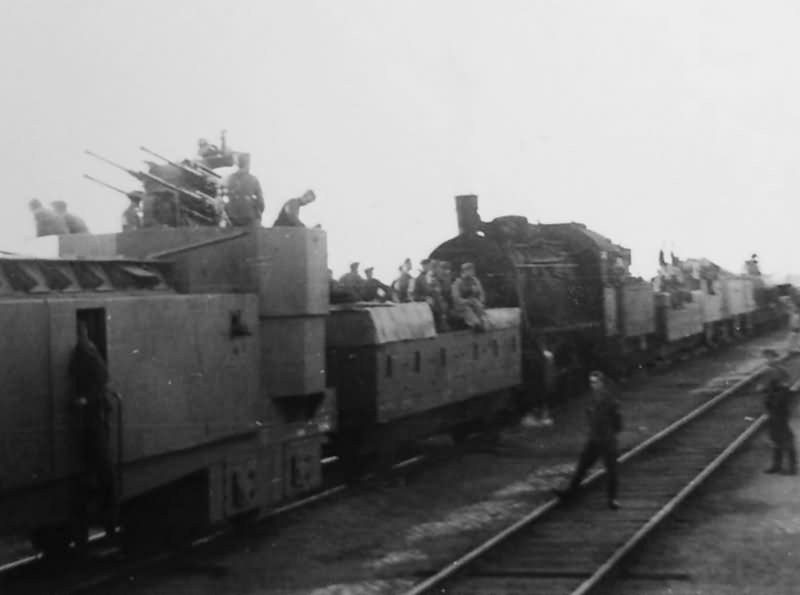 German army train