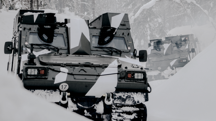 Beowulf vehicle in the Arctic