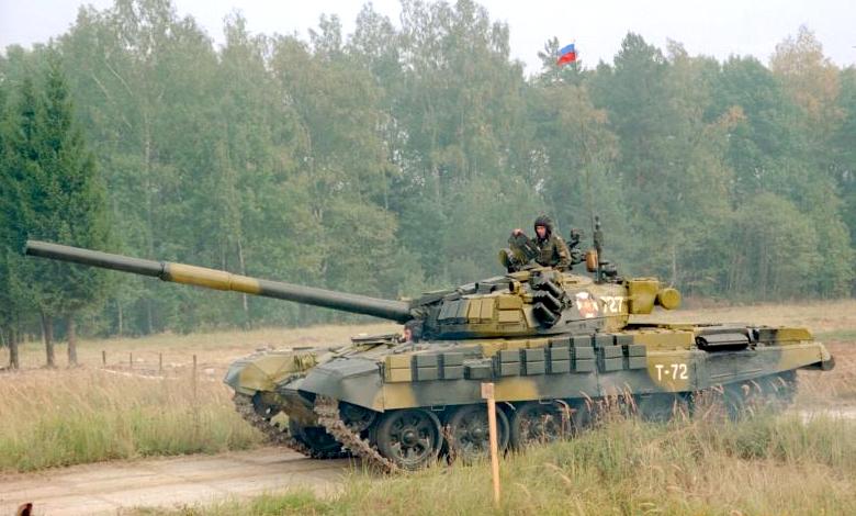 Russian T-72 tank