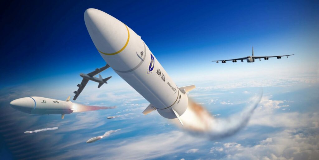 Hypersonic missile render