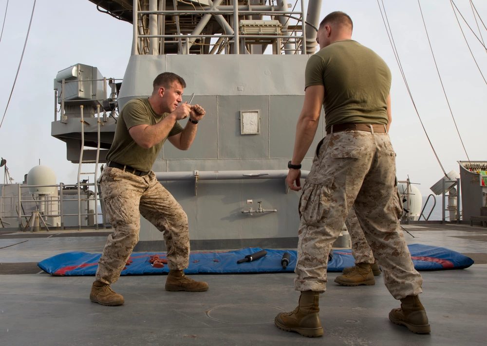 Marine Corps Martial Arts program training