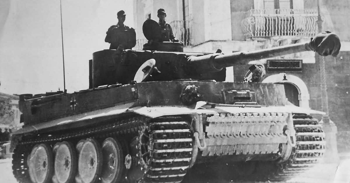 German WWII tank