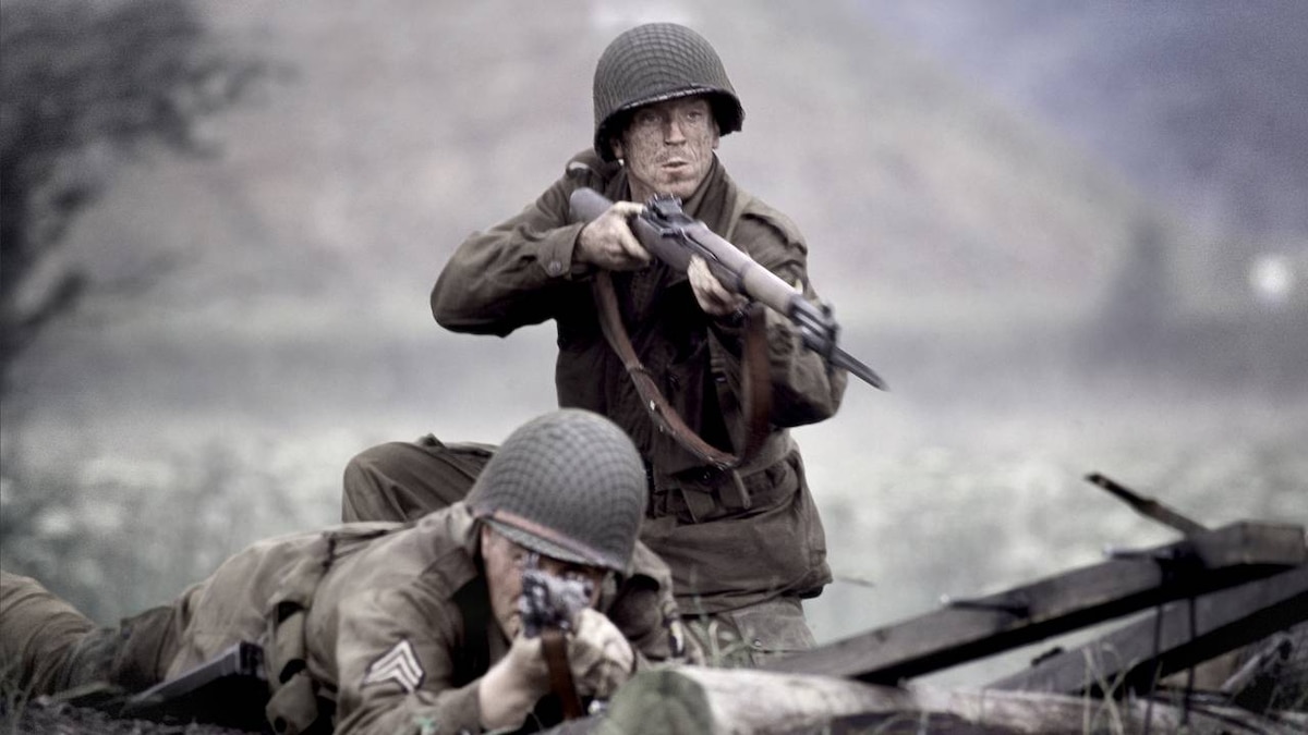 Band of Brothers fighting scene
