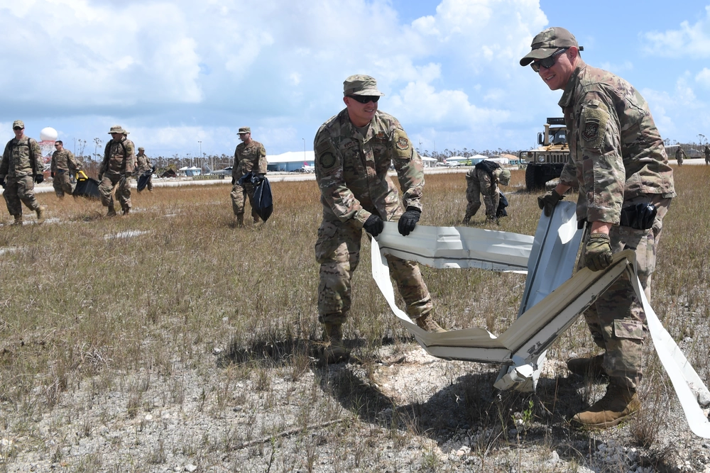Hurricane Dorian Air Force disaster relief efforts