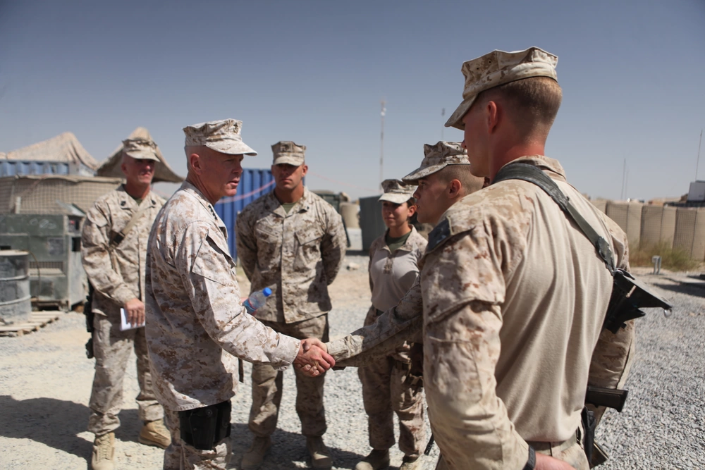 Marine Corps leaders in Afghanistan