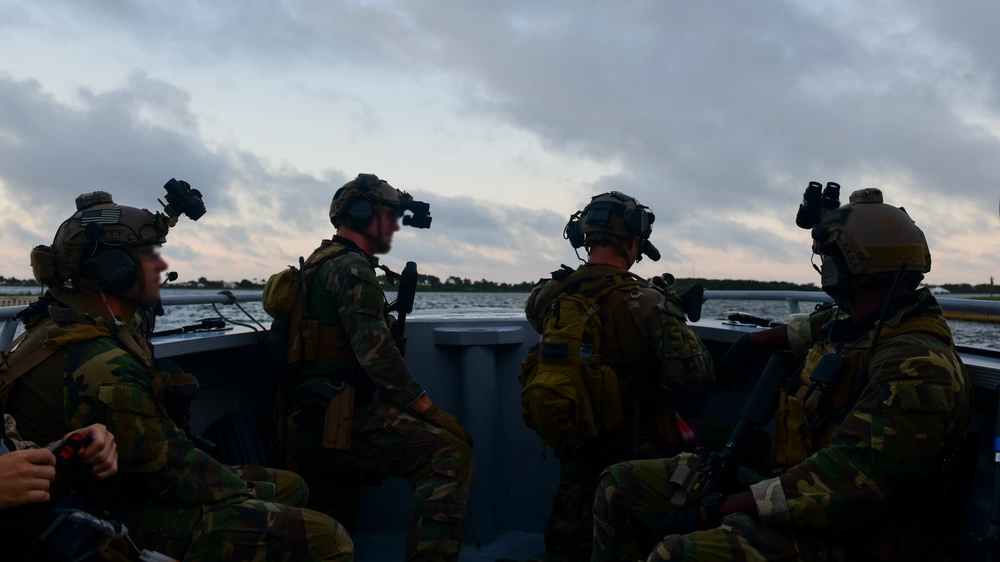 Marine Corps Raiders during exercise