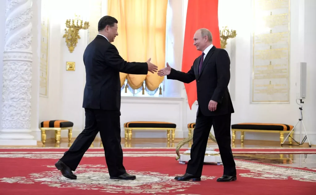 Putin and Xi Jinping meeting