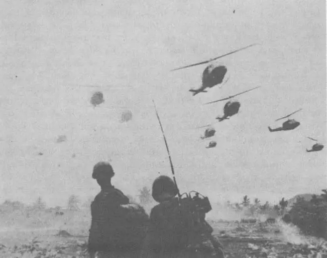helicopters in Vietnam during Operation Pershing 