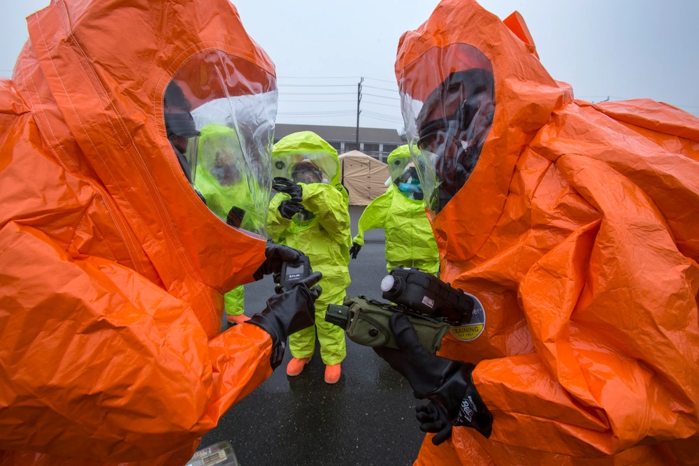 Fort Monmouth chemical and radiation training