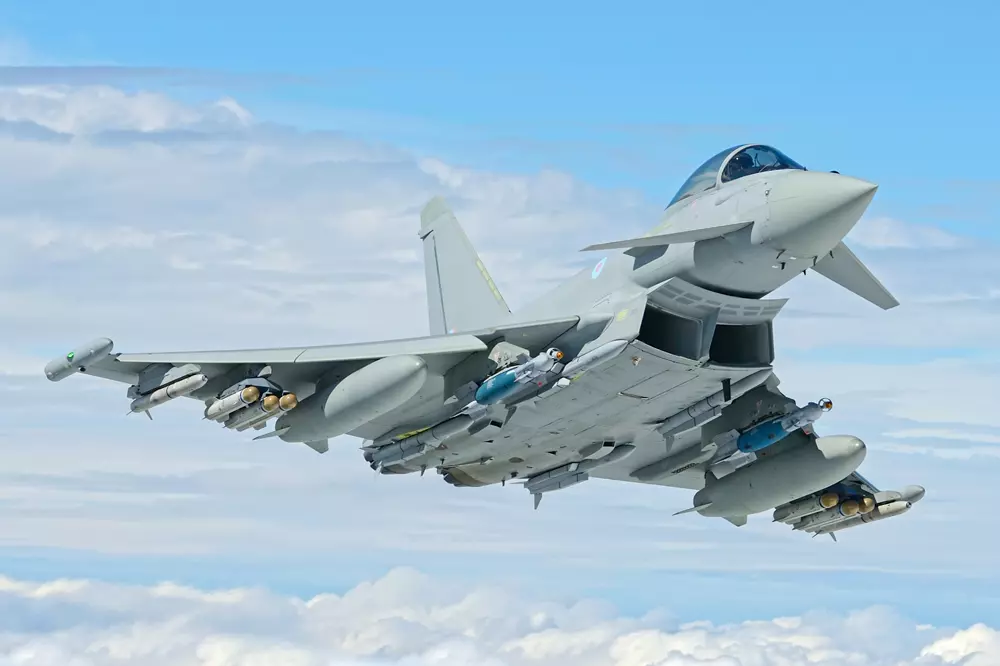 Eurofighter Typhoon most popular fighter planes