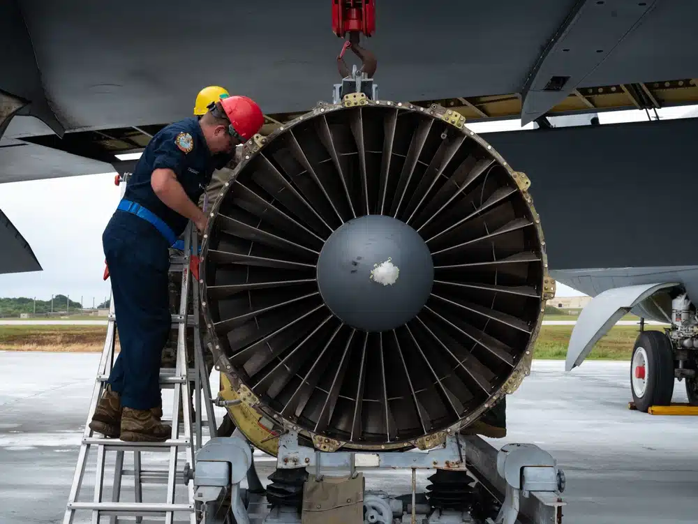 B-52 engine repairs