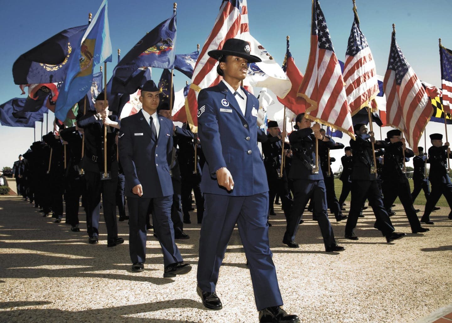air force basic marching formation