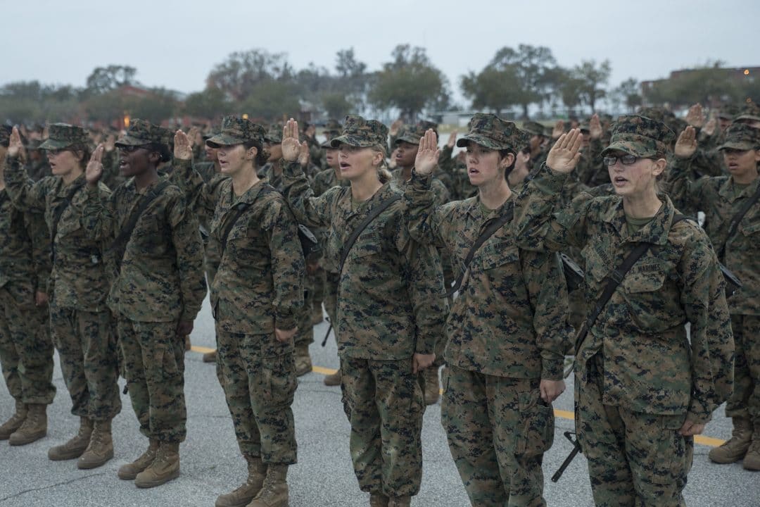 Marine recruits finish crucible, earn title Marine on Parris Island