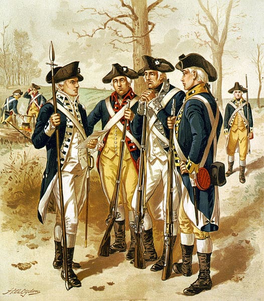 u.s. military history: continental army image