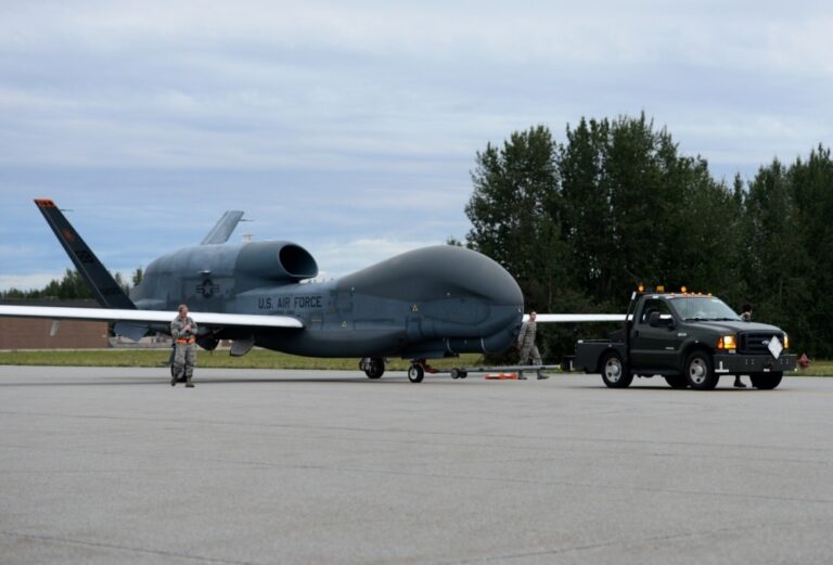 drone at EIELSON AIR FORCE BASE