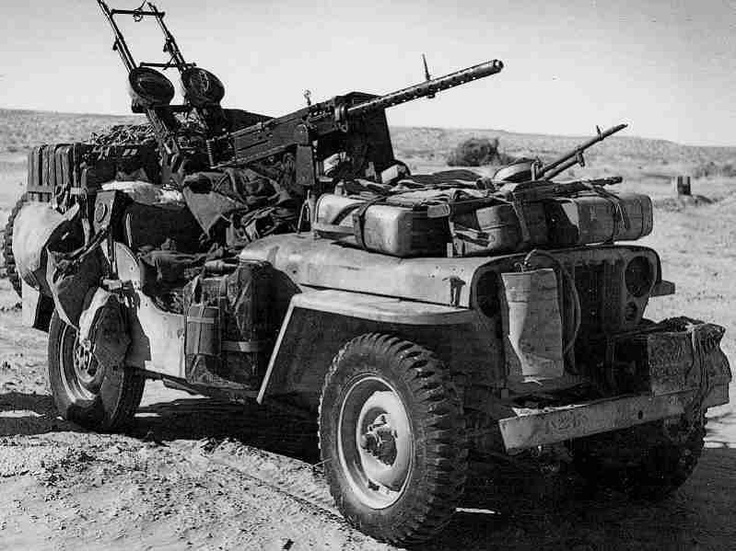 A Long Range Desert Group jeep.