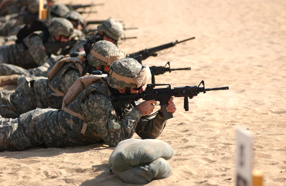 M16 rifle training