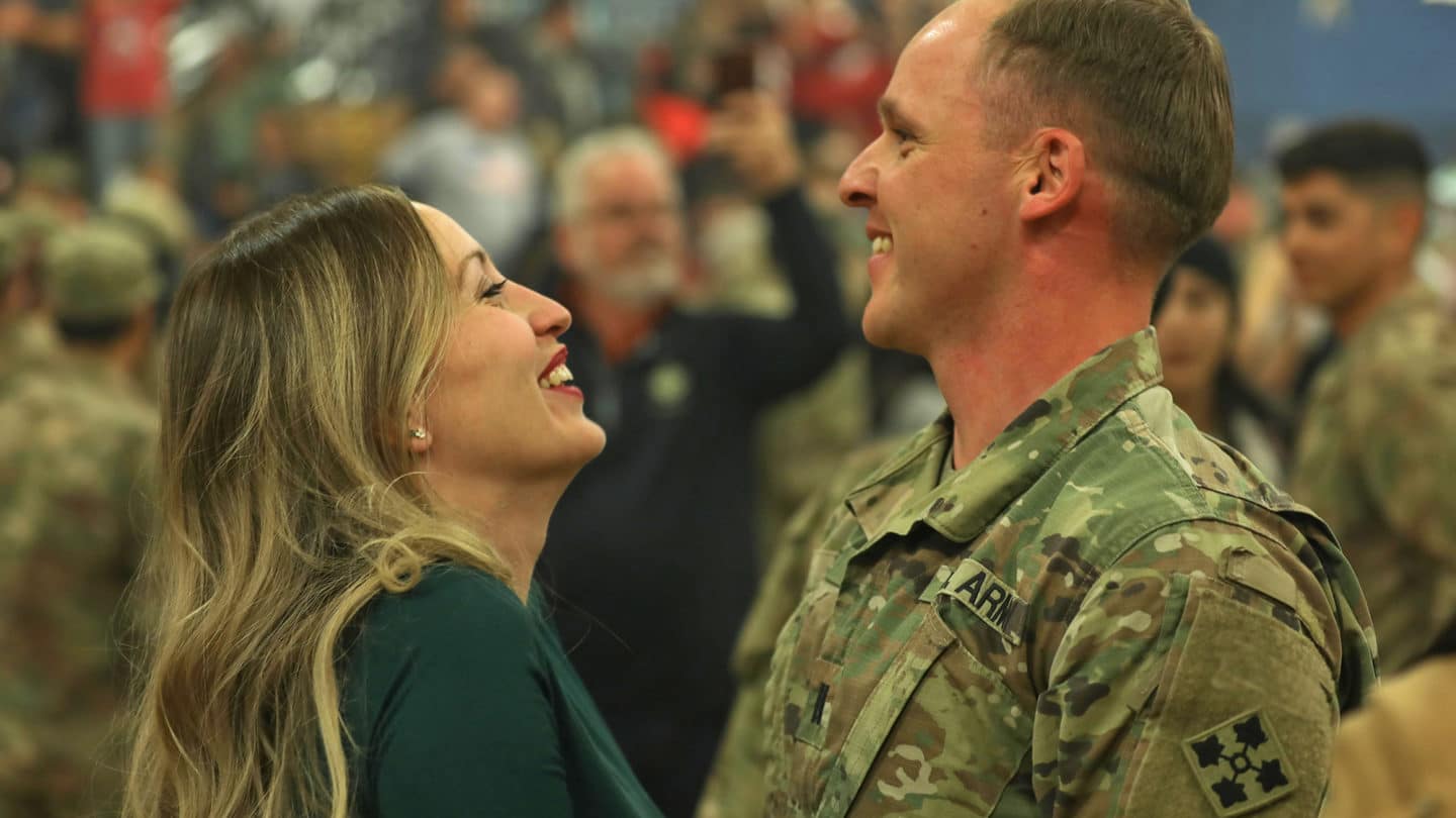 military marriage homecoming