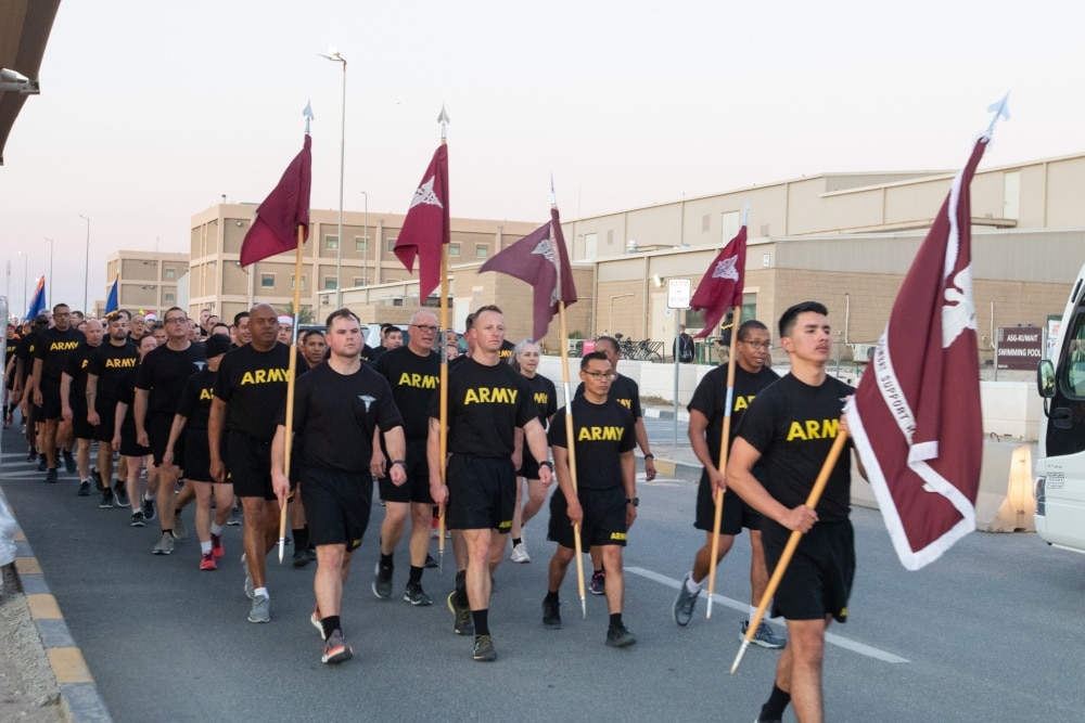 Army Jingle Bell run