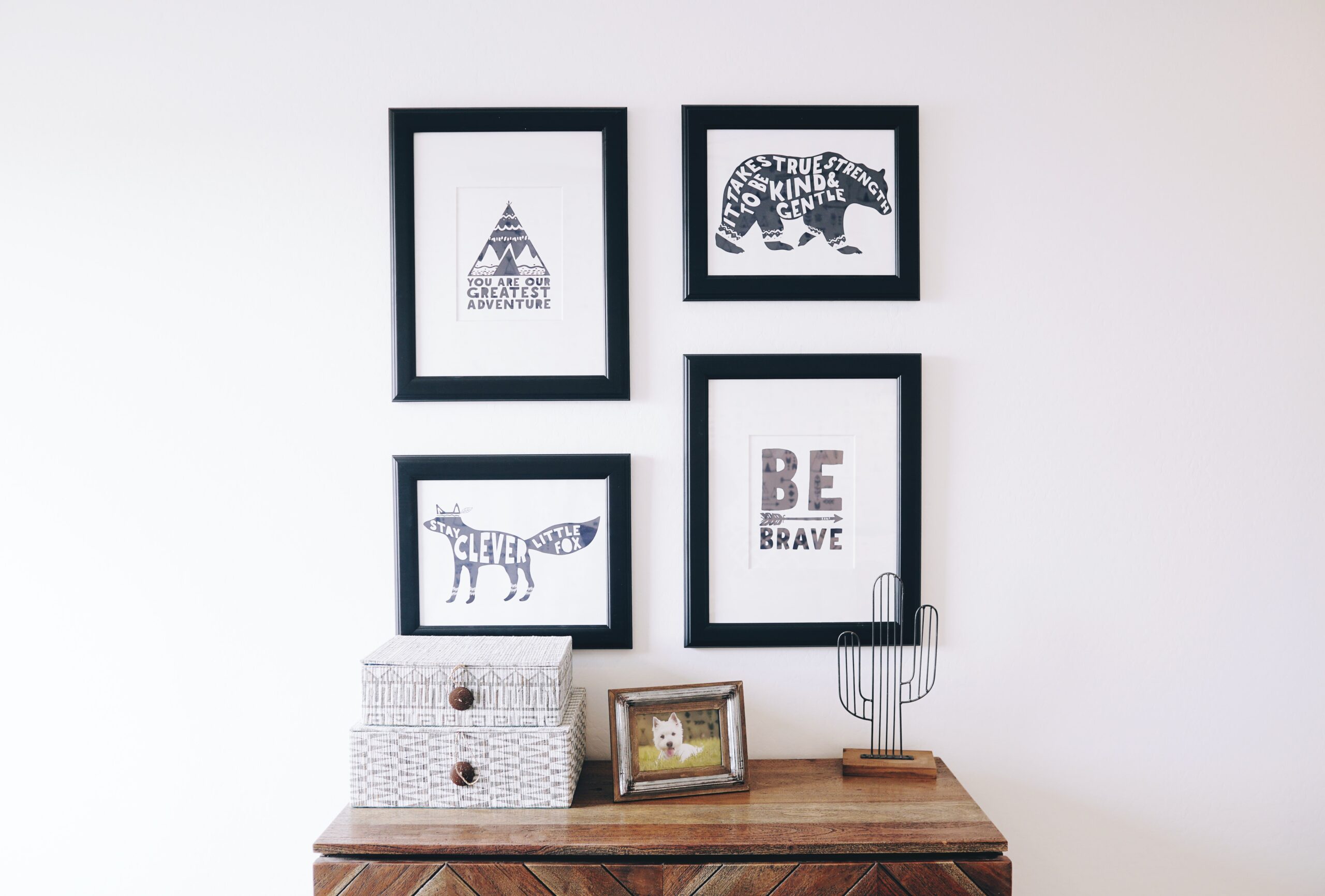 easy artwork on walls for decorating budgeting