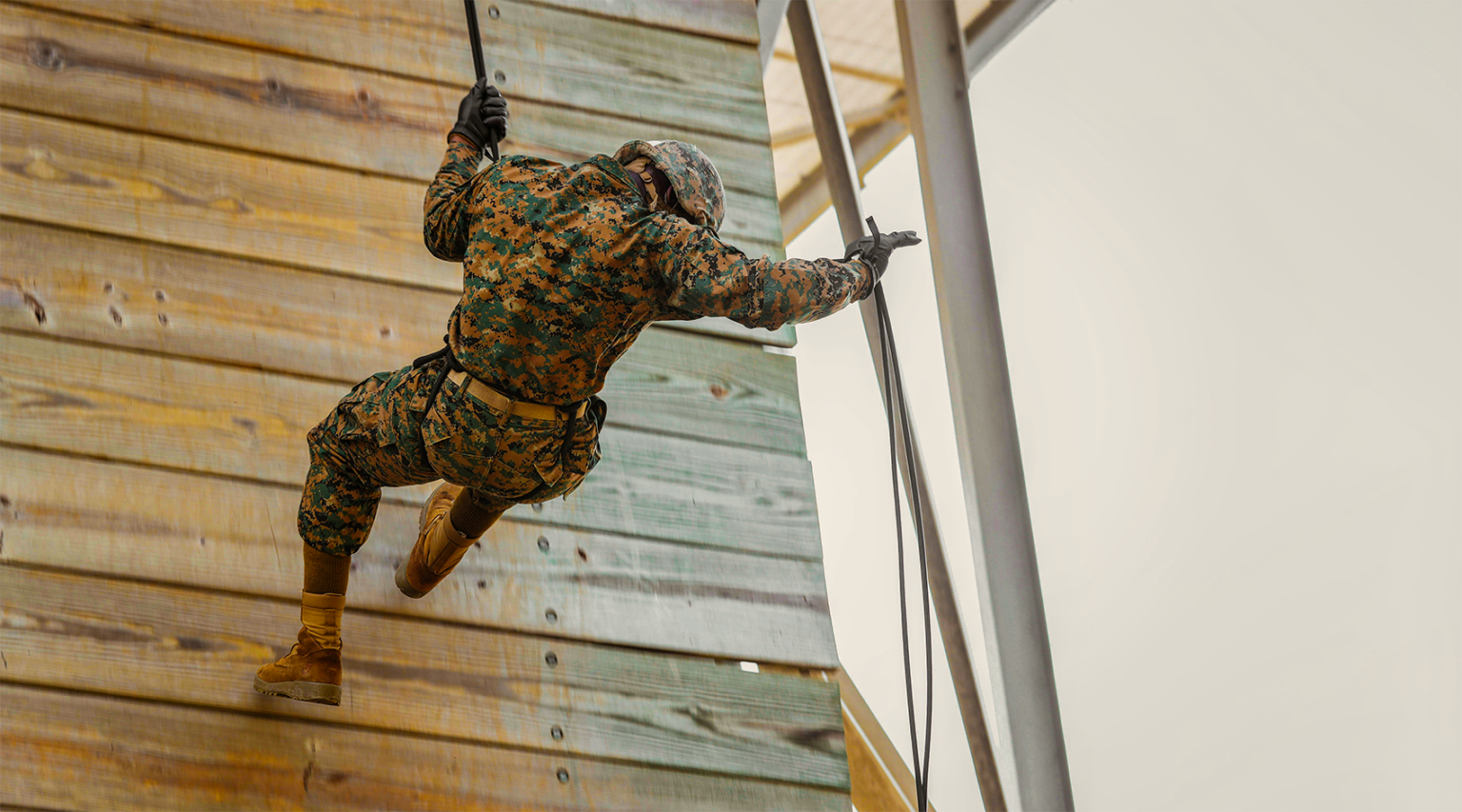 USMC Boot Camp Gas Chamber and Rappel Tower