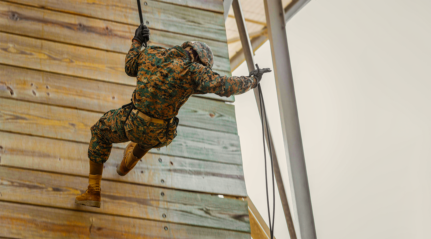 marine corps boot camp rappel tower