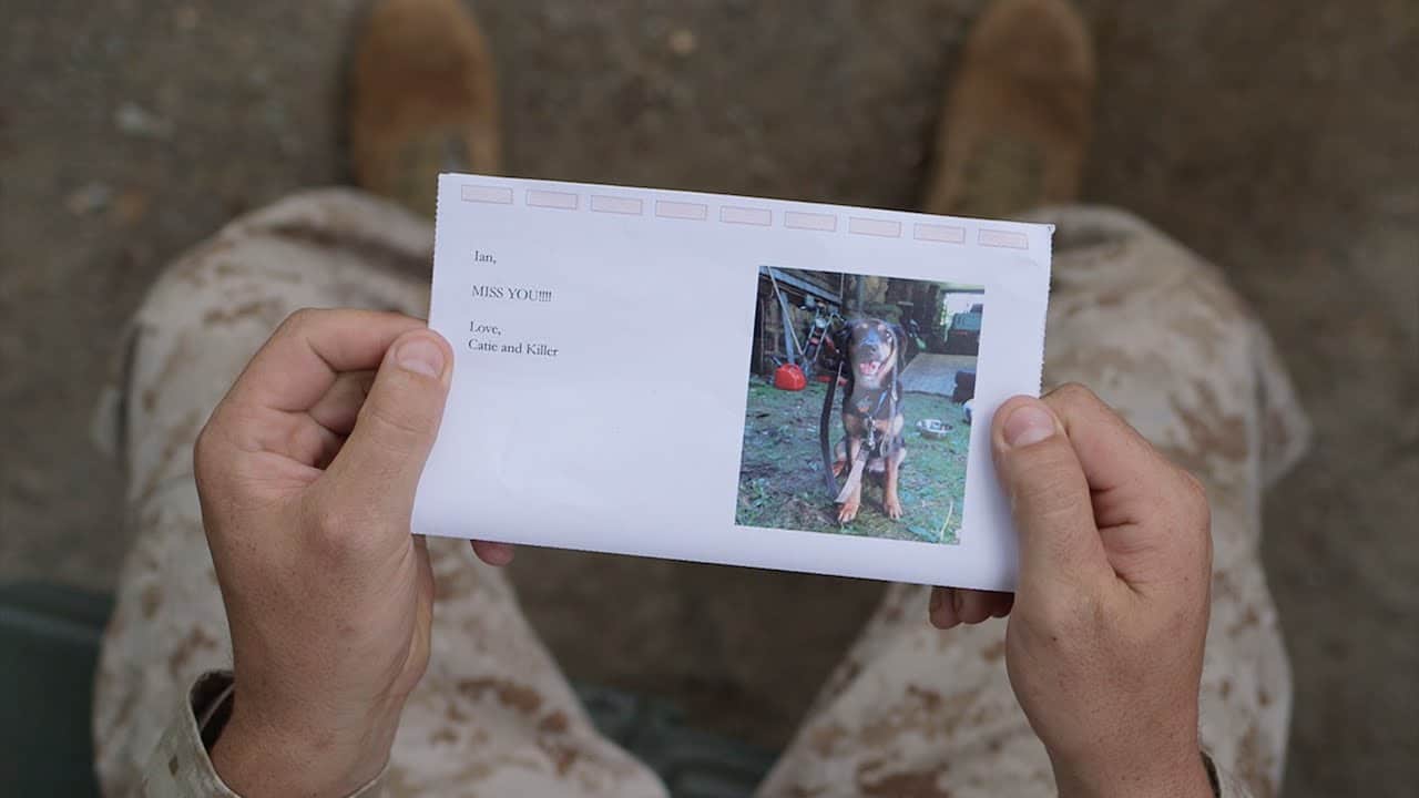 marine holding sandboxx letter