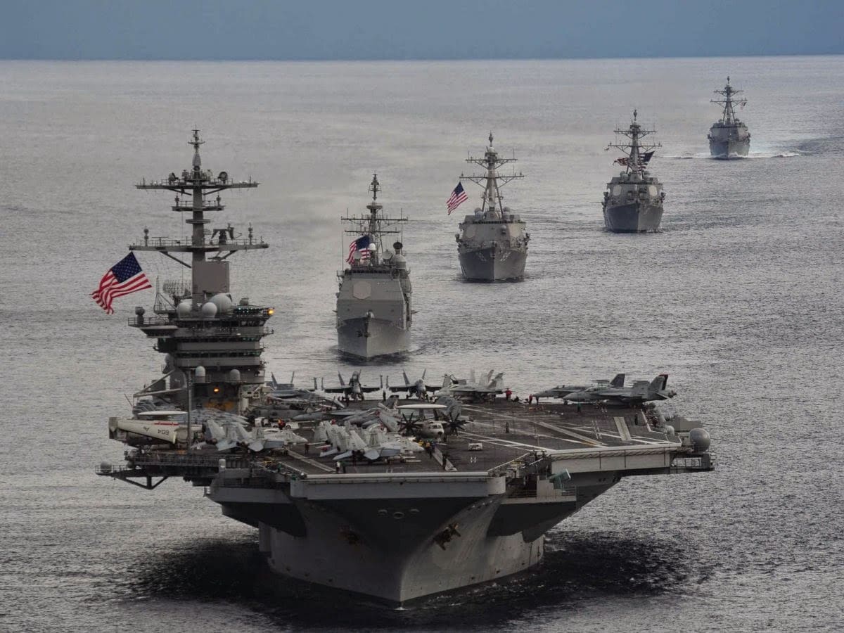 navy carrier battle group ships
